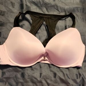 Women's Purple and Black Bra 44D